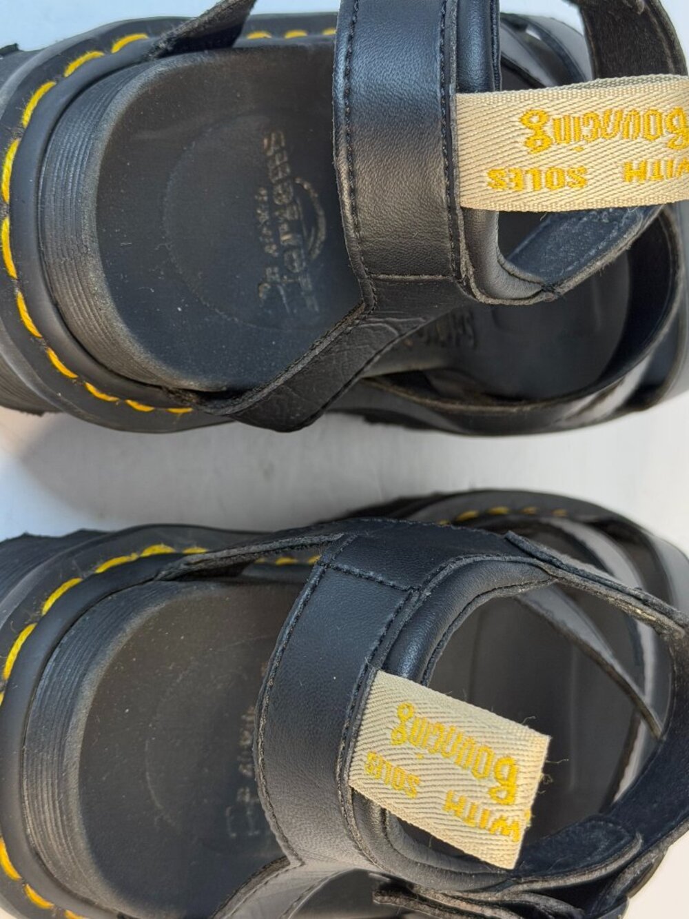 Dr. Martens L-7 Black leather sandals - Picture 11 of 16